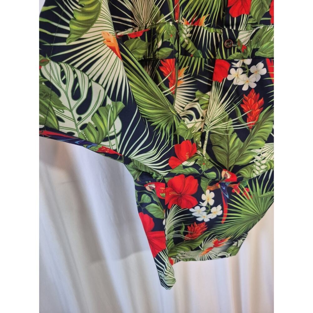 Romper Jack Men's Jungle Multicolor Print Romper Medium New - Picture 8 of 14